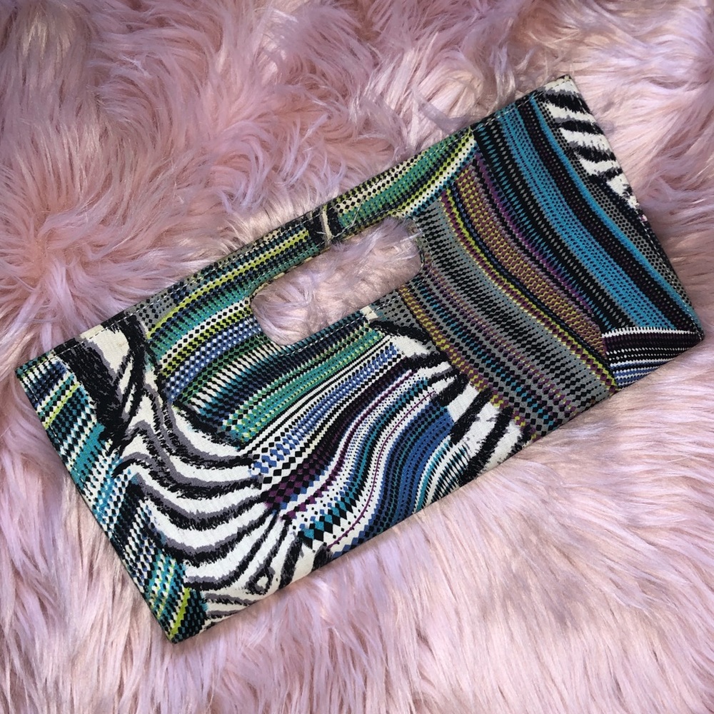 Multiple Colored/ Abstract Designed Clutch - image 1